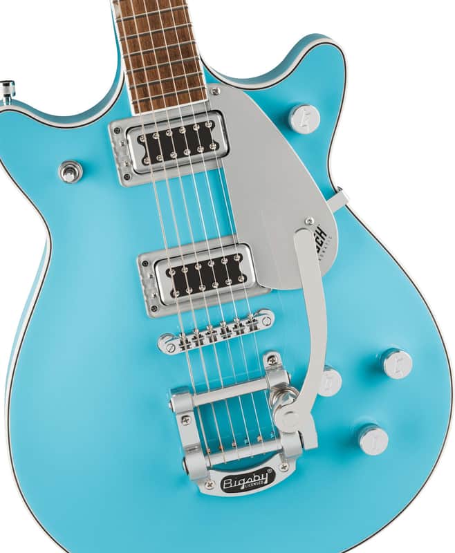 Gretsch G5232T Electromatic Double Jet FT with Bigsby, Laurel Fingerboard, Kailani Blue image 1