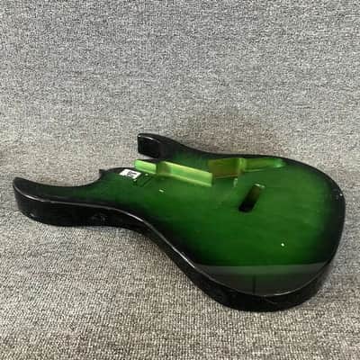 Green Burst Solid Basswood Guitar Body DIY Project image 6