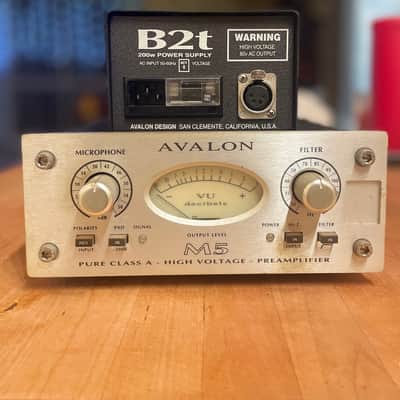Avalon M5 Microphone Preamplifier 2010s - Silver image 2