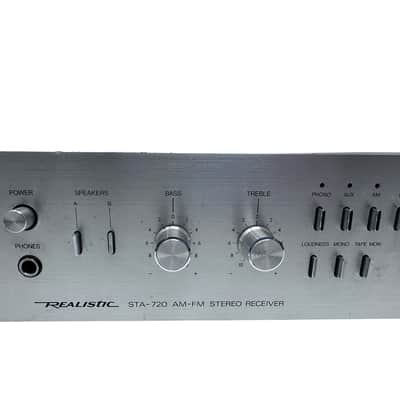 Realistic STA-720 Slimline Stereo Receiver Silverface Tested Phono Auto-Magic image 3