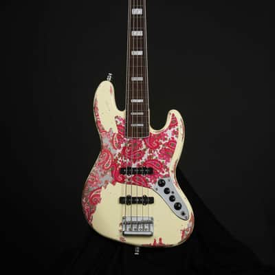 Dhatarattha DEB5 Jazz Bass 5 string - PAISLEY RELIC(Factory Mint Promotional Unit) image 2