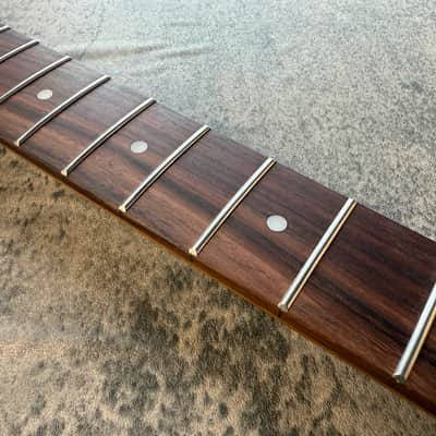BMC Guitar 3AAA FLAME MAPLE Neck Strat® Stratocaster® 22 Fret Roasted With Rosewood Fingerboard Nitro Lacquer 9.5 Radius  STFRM3A #1 image 3