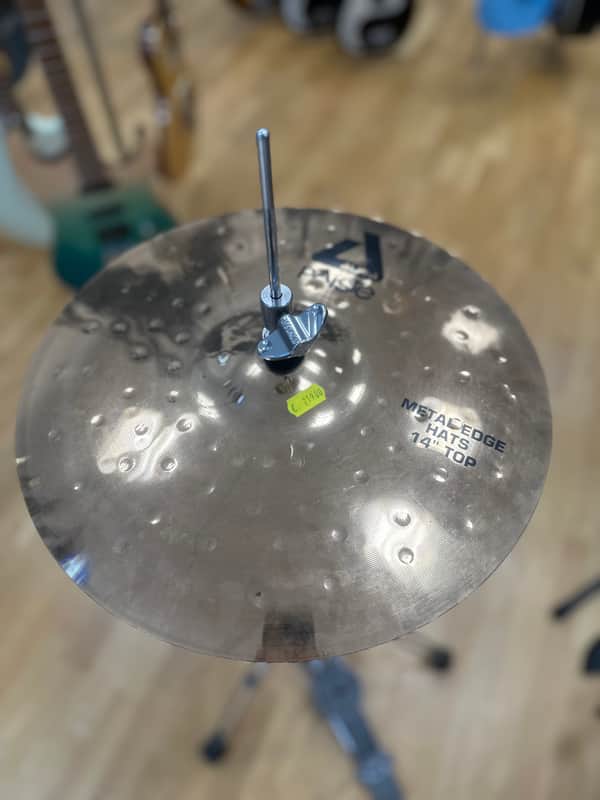 Paiste 14" Alpha Metal Edge Hi-Hat Cymbals (Pair) 2010 - 2016 - Brilliant image 1