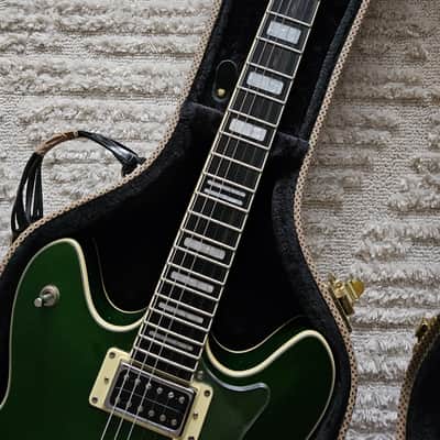 Hagstrom VIKDLXCUS-EDG Viking Deluxe Limited Edition Semi-Hollow 2010s - Emerald Green image 10