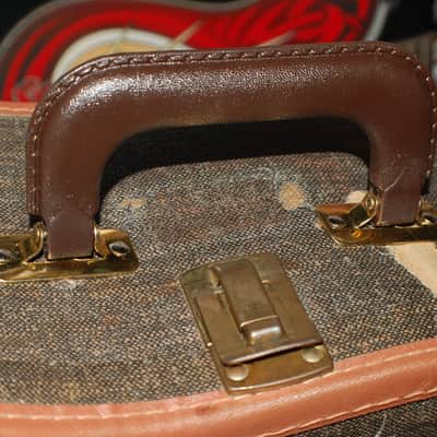 1962 Truetone by Kay N1 Archtop Electric Pancake Case Pickup Neck Reset Pro Setup Original Case image 14
