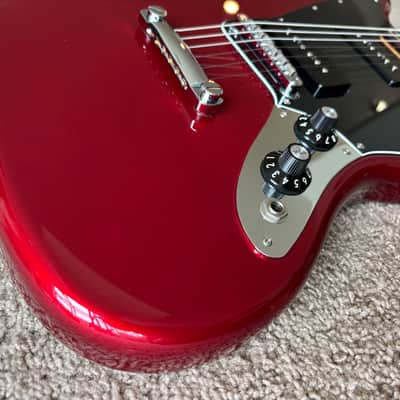 Fender Blacktop Jaguar P90 W/Gig Bag Candy Apple Red Exc! image 6