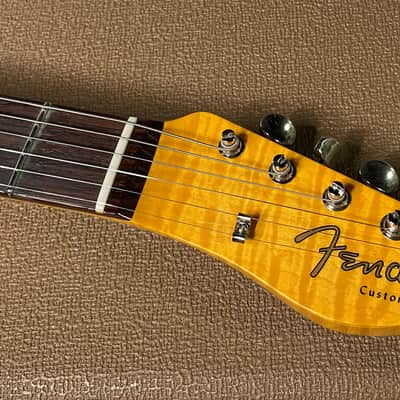 NEW! Fender Custom Shop Flamethrower Telecaster Custom - NOS - Modern Specs - Texas Special Pick-Ups - AAAA Flamed Neck - Fiesta Red - Authorized Dealer - 7.7lbs - G07041 image 6