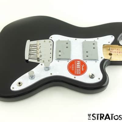 Fender Squier Paranormal Rascal Bass HH LOADED BODY Guitar Metallic Black.