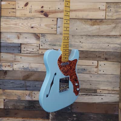 Fender American Professional II Telecaster Thinline 2024 - Present - Transparent Daphne Blue image 6