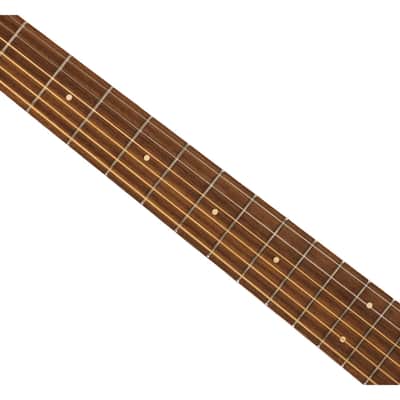 Used Fender Newporter Player A/E Guitar - Natural w/ Walnut FB image 3