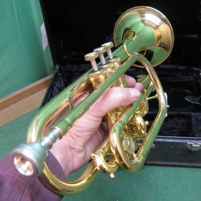 Holton C602RC Cornet 1980's Yamaha Built Monster Bell 5 1/4" - Reconditioned - Case & Yamaha 11C4-7C Mouthpiece image 16