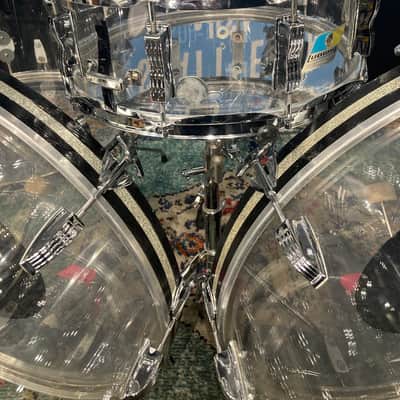 Ludwig Vistalite Octa-Plus With Matching Snare, 12-Piece Concert Tom Set With Hardware, 1970s image 14