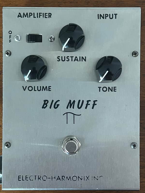 Electro-Harmonix Big Muff Pie V1 2nd edition 1972 - Silver/Black image 1