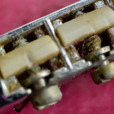 Vintage Gibson 1960's ABR-1 Chrome Bridge Patent Number Nylon Saddles ES-335 SG Standard image 6
