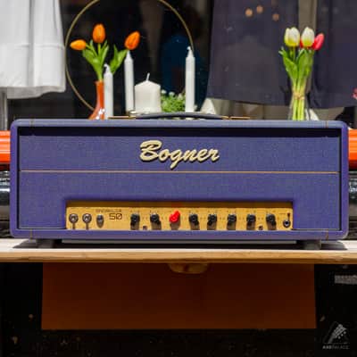 Bogner Snorkler 50 watt EL34 Amplifier head – Purple Tolex image 2
