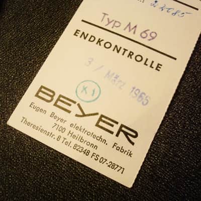 Beyerdynamic M69 ! R A R E ! Vintage 1965 image 10