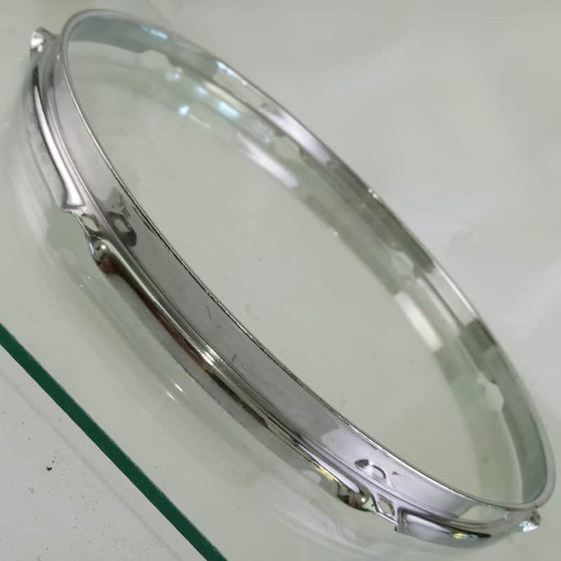 Ludwig 15" COB BRASS 60s Triple-Flange Snare Drum Chrome Resonant Rim/Hoop 8-Lug image 1