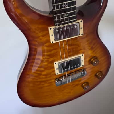 Paul Reed Smith PRS Custom 22 10 TOP Stoptail 1998 Vintage amber QUILT Cherry Sunburst Dragon II image 7