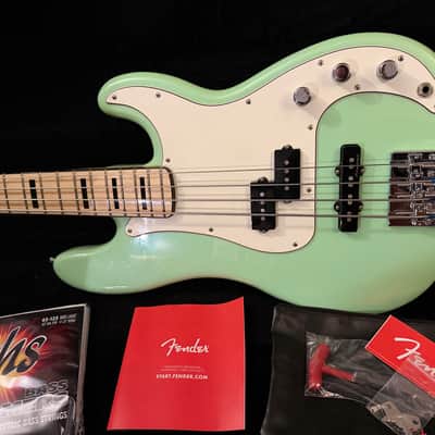 Fender FSR Deluxe Precision PJ Bass + Fender Hardshell Locking Case, Strings, and Accessories image 2