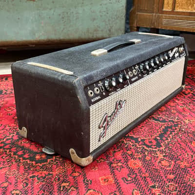 1963 Blackface Fender Showman Guitar Amp Head image 2