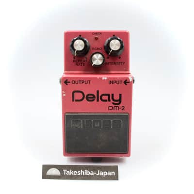 Boss DM-2 Delay Late Type MN3205 MN3102 1983 Made in Japan ACA Vintage Guitar Effect Pedal 346900