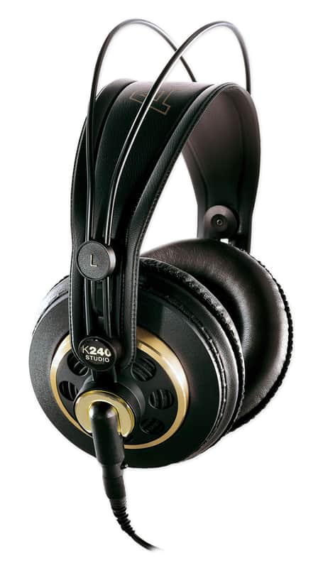 AKG K240 Studio Over-Ear Semi-Open Recording Mixing Monitoring Headphones image 1