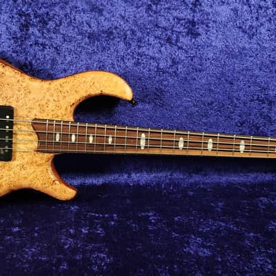 Drake Custom Short Scale 4 Bass Guitar, Natural Oil image 3