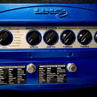 Line 6 MM4 Modulation Modeler 2010s - Blue image 1
