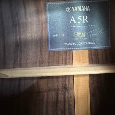 Yamaha A5R-VN Dreadnought with Electronics 2010s - Vintage Natural image 3
