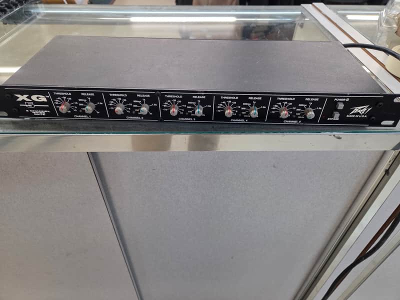 Peavey XG-5 5 Channel Noise Gate 1980's - Black image 1