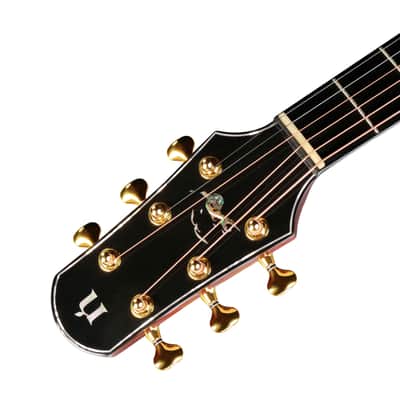 Natasha JC48 - European Spruce and Spalted Maple Acoustic Guitar - Gloss image 10