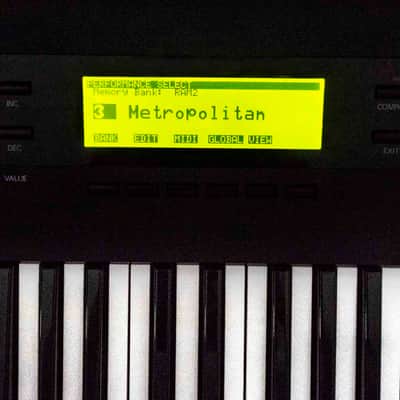 Korg T1,T2,T3 new LCD Display yellow with cable Kit