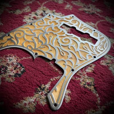 GORGEOUS ALPERIOUS JAZZ BASS HANDMADE PICKGUARD image 3