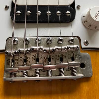 Tandler Stratocaster Kloppmann SSH Strat Custom Shop 2012 - two tone sunburst image 6