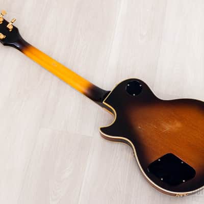 1977 Gibson Les Paul Custom Vintage Guitar Tobacco Sunburst w/ T Tops, Case image 12