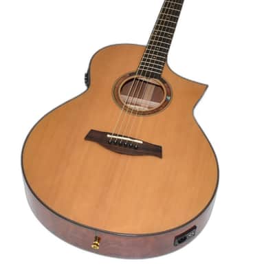 1998 Ibanez PF300CE-NT Dreadnought Acoustic-Electric Guitar w/Case