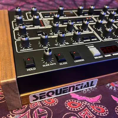 Sequential Prophet-6 Desktop 6-Voice Polyphonic Synthesizer 2018 - 2020 - Black with Wood Sides image 5