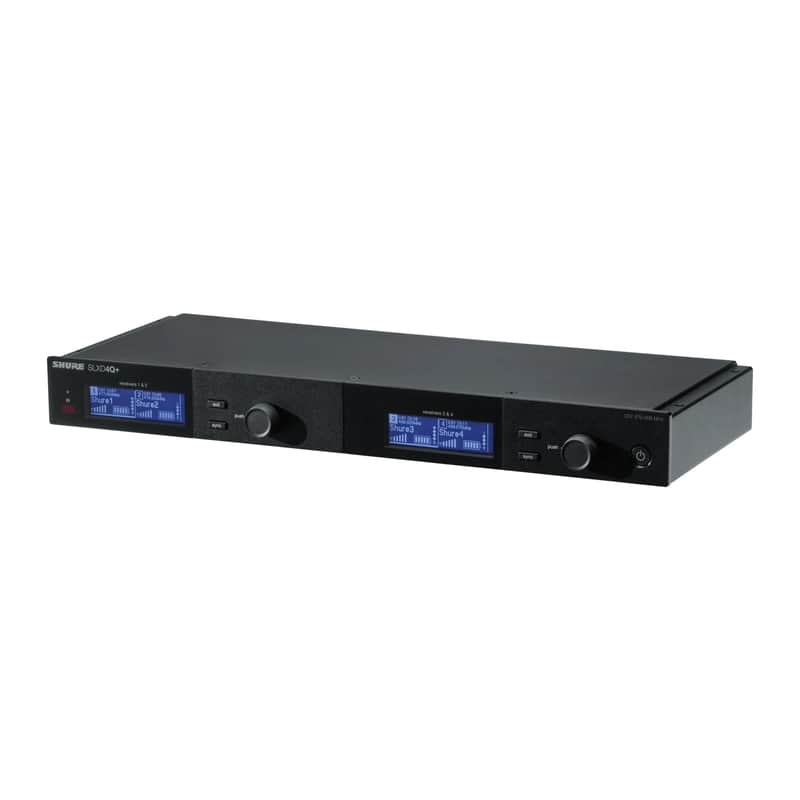 Shure SLXD4Q+ Quad Channel Wireless Microphone Receiver image 1