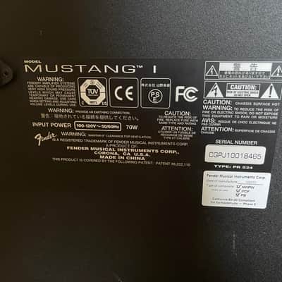 Fender Mustang I modeling combo amp 70W 1x8 image 4