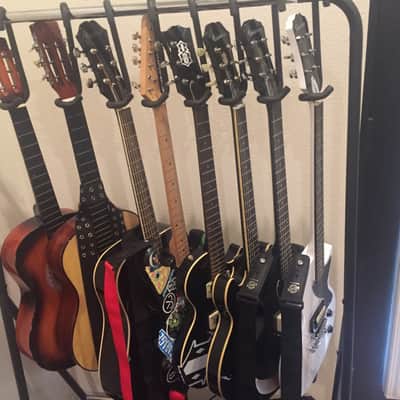 Guitar Bar Hanger Display Electric Acoustic 5 String Base Banjo Mandolin...Closet, Rack or Custom.. image 8