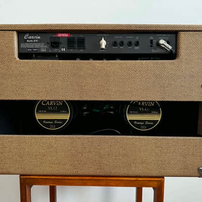 Carvin BelAir 212 Vintage Tube Series 50-Watt 2x12" Guitar Combo 1995 - 2017 - Brown image 2