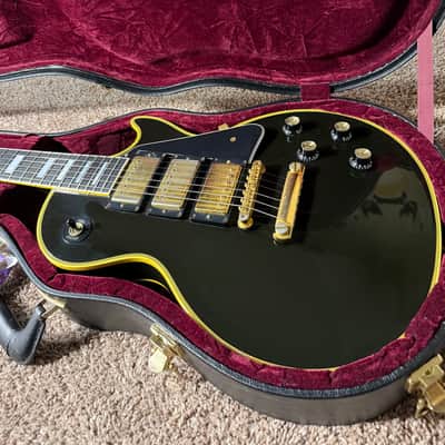 Gibson 1999 Custom Shop Historic Collection 3-Pickup '57 Les Paul Custom Black Beauty Reissue - Ebony image 20
