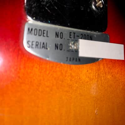 Vintage Teisco del ray  Model et-200n  Electric guitar  made in japan image 10
