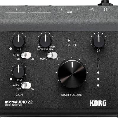Korg MicroAUDIO 22 2x2 USB-C Audio Interface image 1