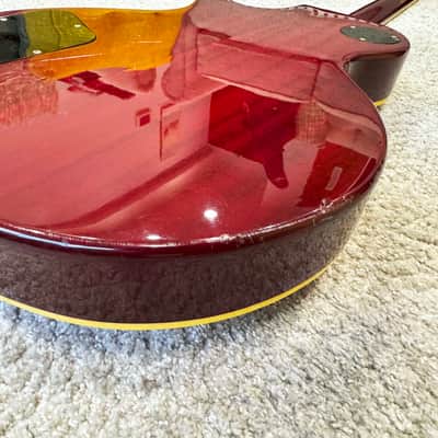 Epiphone Les Paul Standard Made in Japan Open Book Headstock (Japanese Domestic) 1998 - Cherry Burst image 14