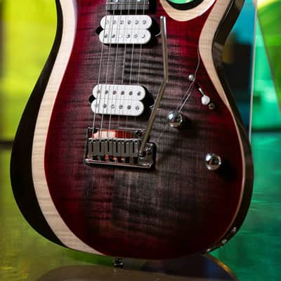 Cort X700 Duality II Lava Burst Electric Guitar | X Series Double Cutaway, Seymour Duncan Pickups, Ebony Fingerboard image 6