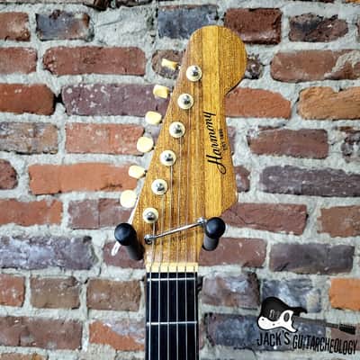 Harmony H-801 Electric Guitar (1970s, Sunburst) image 12