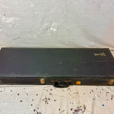 1960's Gibson Square-Rectangle Les Paul Case Yellow-Gold Interior 1968-1969-1970 Vintage image 3
