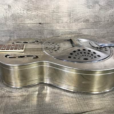 Dobro Fiddle Edge Resonator Round Neck Late 30's image 4