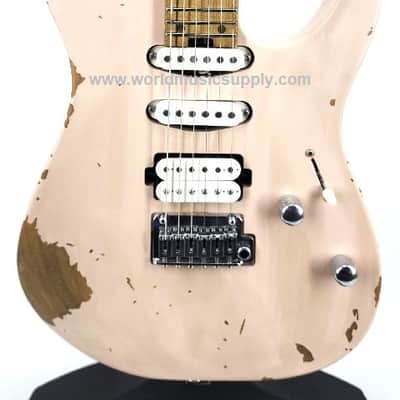 Charvel Charvel Pro-Mod Rick Graham Signature DK24 2PT - Worn Shell Pink Serial#: MC25005193 image 1